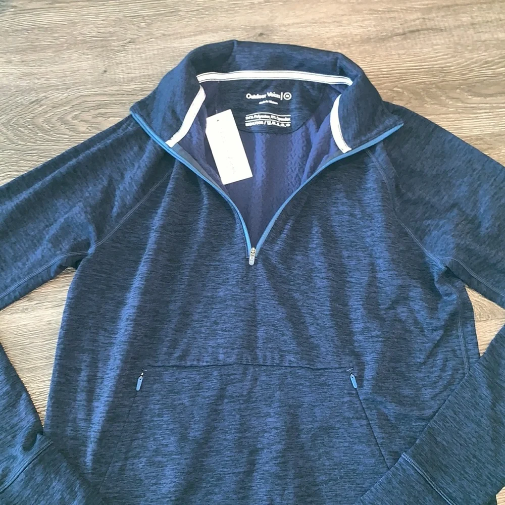 NWT Outdoor Voices Fleece Half Zip - Picture 4 of 6